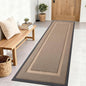 OLANLY Front Door Mat Indoor Outdoor Entrance, Waterproof All-Season, All-Weather Doormat, Sturdy Natural Rubber, Low Profile, Easy Clean Patio Porch Entryway Mat, 71x23, Mocha