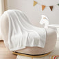 BEDELITE Baby Blankets for Boys and Girls 30" x 40", Soft Cozy Fuzzy Fleece Blanket for Kids Infant Newborn, Warm and Breathable Toddler Blanket for Crib Stroller Bed Travel, White