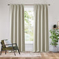 RYB HOME Bedroom Blackout Curtains 84 inches Long, 100% Blackout Thermal Insulated Noise Reducing Curtains for Living Room Nursury, 42 inches Wide by 84 inches Long, Natural