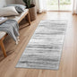 2x4 Washable Entryway Runner Rugs: Easy-to-Clean Runners for Hallway Bedroom - Stain and Water Resistant Rug with Non-Slip Backing - Soft Low-Pile Door Mat Kitchen Carpet Grey
