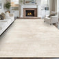 Area Rugs 8x10 for Living Room: Washable Rug Modern Abstract Neutral Soft Non-Slip Low-Pile Indoor Large Carpet for Bedroom Dining Room Playroom Home Office (Beige, 8'x10')