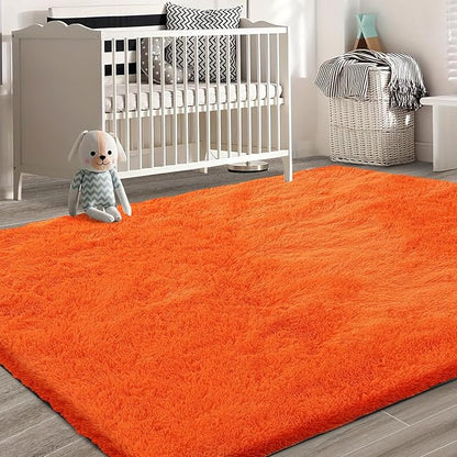 Boshengya 10X14 Large Area Rugs for Living Room Bedroom,Big Shag Rug for Bedroom Dorm,Soft Fluffy Indoor Carpet Nursery Rugs for Kids Girls Room Home Decor