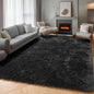 ONASAR Black 6x9 Area Rugs for Living Room Bedroom, Large Fluffy Soft Plush Floor Big Indoor Shaggy Carpet for Kids Girls Boys Teen Dorm Home Nursery Playroom Decor Aesthetic