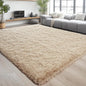 Chicrug Soft Area Rugs for Bedroom Living Room Plush Fluffy Rug 9x12 Feet, Shag Furry Area Rug Carpet Non Shedding for Nursery Children Kids Girls Room Home Decorative, Camel
