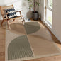 Lahome Enfys Modern Rainbow Easy Jute Office Rug, Washable Rugs 4x6 for Living Room Bedroom Farmhouse Kitchen Mats for Floor, Contemporary Non Slip Floor Carpet for Entryway Backyard Sunroom