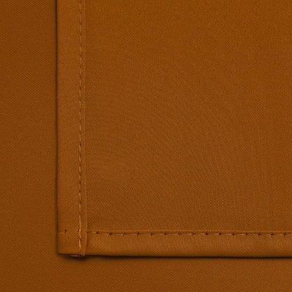 Yakamok Blackout Curtains for Bedroom,Thermal Insulated Blackout Grommet Top Drapes for Living Room, Burnt Orange,38x84 Inch, 2 Panels