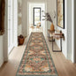 Yamaziot Washable Runner Rug, 2x12 Non-Slip Boho Vintage Hallway Rug Runner with Rubber Backing, Stain Resistant Low Pile Distressed Carpet Runner for Bedroom, Kitchen, Laundry, Entrance