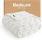 Bedsure GentleSoft White Throw Blanket for Couch - Super Soft Cozy Blankets Gifts for Kids Girls, Cute Small Fleece Throws for Bedroom Home Decor, 50x70 Inches