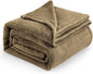 Bedsure GentleSoft Fleece Blankets Queen Size Camel - Bed Blanket Soft Lightweight Plush Fuzzy Cozy Luxury Microfiber, 90x90 inches