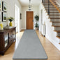 Amearea Modern Soft Hallway Runner Rug, 3x10 Feet Washable Long Runner Rugs for Hallway, Grey Fluffy Bedroom Bedside Rugs, Non Slip Memory Foam Rug Carpet for Entrance Kitchen Living Room Home Decor