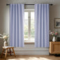Deconovo Short Blackout Curtains for Small Windows Thermal Insulated Rod Pocket and Back Tab Curtains 42Wx45L Inch Light Purple 2 Panels