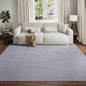 YDKGL Boho Washable Area Rugs 6x9 ft, Non Slip Area Rug for Living Room, Braided Office Rugs Bedroom Rug Woven Washable Indoor Floor Carpets for Office Dining Bedroom Living Room, Easy to Clean, Gray