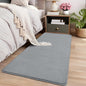AROGAN 2x4 Feet Shag Runner Rug for Hallways, Washable Rugs with Memory Foam for Bedroom, Entryway Indoor Fluffy Throw Rug for Bedside Living Room Kids Girls Nursery Dorm Room Decor, Grey