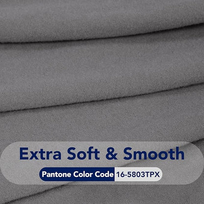 PureFit Super Stretch Sofa Slipcover – Spandex Non Slip Soft Couch Sofa Cover, Washable Furniture Protector with Non Skid Foam and Elastic Bottom for Kids, Pets （Sofa, Light Gray）