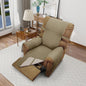 Recliner Chair Covers Reversible Sofa Cover Couch Cover for Pets Lazy Boy Furniture Protector(28''Recliner,Camel/Beige)