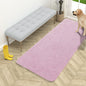 OLANLY Dog Door Mat for Muddy Paws 54x24, Absorbs Moisture and Dirt, Absorbent Non-Slip Washable Doormat, Quick Dry Chenille Mud Mat for Dogs, Entry Indoor Entryway Carpet for Inside Floor, Dusty Rose