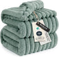 Bedsure GentleSoft King Size Blanket for Bed - Cozy Soft Blankets for Women, Cute Large Fleece Throws for Girls, Sage Green, 108x90 Inches