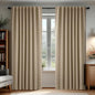 Deconovo Blackout Curtains, Thermal Insulated, W70 x L108 2 Panels, Back Tab, Machine Washable, Room-Darkening Drapes for Bedroom/Living Room Khaki