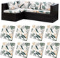 8Pcs Stretch Patio Cushion Covers,Outdoor Couch Covers Replacement,Outdoor Couch & Sofa Slipcovers,for Patio Furniture Cushion Covers,Washable Reusable Furniture Protector(coconut trees,Cover Only)