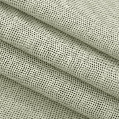 Linen Blend Sage Green Curtains 63 inch Length 2 Panels for Bedroom Back Tab Light Filtering Semi Sheer Drapes Linen Cotton Textured Light Green Airy Modern Farmhouse Living Room Sage Aesthetic Decor