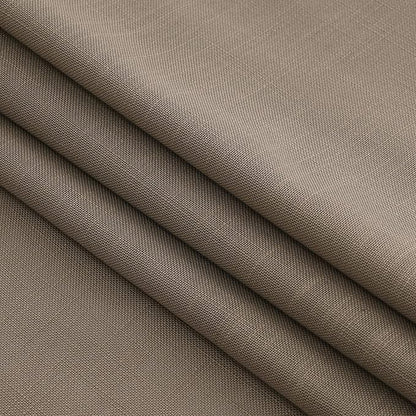 Dark Taupe Linen Curtains 84 Inches Long for Bedroom Back Tab Light Filtering Privacy Semi Sheer Curtains Modern Farmhouse Decor Dark Taupe Cotton Textured Curtain for Living Room 2 Panels 52x84