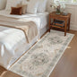 Madane Hallway Runner Rug - 2x5 Rug Runner Washable Runner Rugs Non-Slip Low-Pile Kitchen Runner Rug Laundry Room Rug Throw Carpet for Entrance Bedroom Living Room (2'x5', Light Taupe Brown)