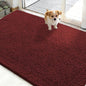 OLANLY Dog Door Mat for Muddy Paws 48x30, Absorbs Moisture and Dirt, Absorbent Non-Slip Washable Doormat, Quick Dry Chenille Mud Mat, Entry Indoor Entryway Carpet for Inside Floor, Caramel Russet