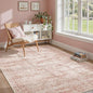 6x9 Area Rug for Living Room Washable Non-Slip Modern Rugs for Bedroom Dining Room Ultra-Thin Indoor Pink Rug