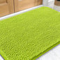 OLANLY Dog Door Mat for Muddy Paws 30x20, Absorbs Moisture and Dirt, Absorbent Non-Slip Washable Doormat, Quick Dry Chenille Mud Mat, Entry Indoor Entryway Carpet for Inside Floor, Bright Green