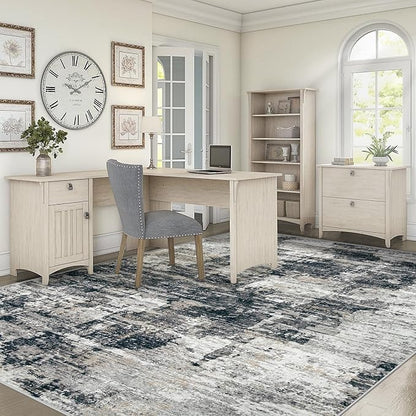 6x9 Area Rugs for Living Room, Washable Modern Abstract Large Area Rug Neutral Soft Non Slip Kids Rug Stain Resistant Indoor Carpet for Bedroom Nursery Dining Room Playroom(BlackGrey, 6'x9')