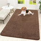 OLANLY Dog Door Mat for Muddy Paws 59x35, Absorbs Moisture and Dirt, Absorbent Non-Slip Washable Doormat, Quick Dry Chenille Mud Mat for Dogs, Entry Indoor Entryway Carpet for Inside Floor, Mocha
