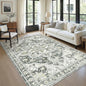 zesthome 5x7 Washable Rug-Stain Resistant Area Rugs for Living Room, Ultra-Thin Vintage Rugs, Non-Slip Backing Rug, Low Pile Large Area Rug, Boho Home Decor