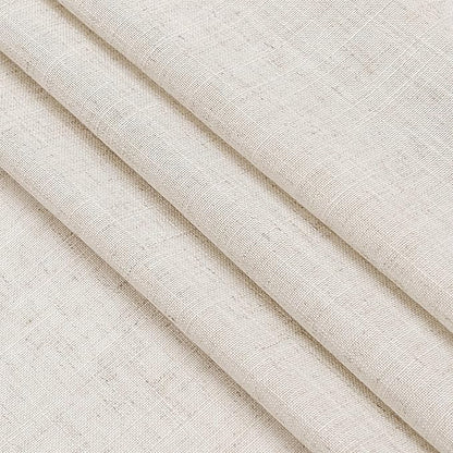 Nanspring Beige Semi Sheer Linen Curtains 72 inch Length for Living Room Back Tab Rod Pocket Modern Farmhouse Coastal Decor Beige Cotton Textured Gauze Curtains for Dining Room Office 52x72