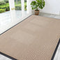 OLANLY Front Door Mat Indoor Outdoor Entrance, Waterproof Heavy Duty Doormat, Fade Resistant, Low Profile, Easy Clean Patio Porch Welcome Floor Mats for Entry, 59x40, Beige