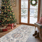 Hallway Washable Runner Rug - 2x6 Kitchen Rugs Entryway Rug Runner Vintage Soft Floor Mat Non Slip Indoor Farmhouse Carpet for Bathroom Living Room Bedroom (2 X 6, Brick)