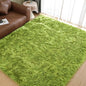 Goolela Lime Green Area Rug 8x10 Fluffy Fuzzy Furry Rug for Bedroom Living Room Faux Sheepskin Fur Shaggy Soft Rectangle