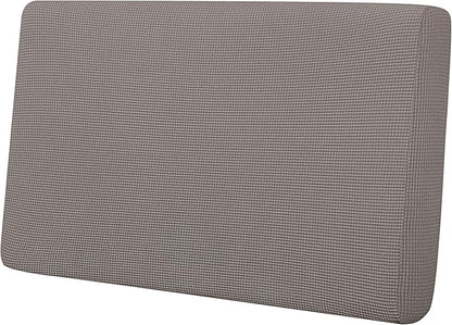 Easy-Going Stretch Loveseat Cushion Cover Sofa Cushion Furniture Protector Sofa Seat Sofa Slipcover Sofa Cover Soft Flexibility with Elastic Bottom(Loveseat Cushion, Taupe)