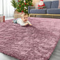 OLANLY 5x8 Machine Washable Large Area Rugs for Living Room, Bedroom, Soft Fluffy Shaggy Bedside Rug, Indoor Floor Carpet for Kids Girls and Boys, Dorms, Nursery, Home Decor Aesthetic, Blush