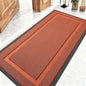 OLANLY Front Door Mat Indoor Outdoor Entrance, Waterproof All-Season, All-Weather Doormat, Sturdy Natural Rubber, Low Profile, Easy Clean Patio Porch Entryway Mat, 47x23, Vermillion Red