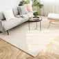 Ashler Faux Fur Rug, Ultra Soft Faux Rabbit Fur, Beige Area Rugs, 5 x 7 Feet Rectangle, Machine Washable Nursery Decor Throw Rugs for Bedroom, Kids Room, Living Room