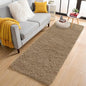 OLANLY 2x5 Machine Washable Runner Rugs for Hallway, Soft Fluffy Shaggy Bedside Rugs for Bedroom, Living Room, Indoor Floor Carpet for Kids Girls and Boys, Home Decor Aesthetic, Taupe