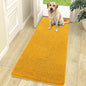 OLANLY Dog Door Mat for Muddy Paws 70x24, Absorbs Moisture and Dirt, Absorbent Non-Slip Washable Doormat, Quick Dry Chenille Mud Mat, Entry Indoor Entryway Carpet for Inside Floor, Golden Yellow