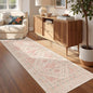 Kitchen Runner Rug Non Slip Washable 2.5x8, Soft Low Pile Entryway Rug Runners for Hallways,Carpet Runner for Living Room,Kitchen, Laundry, Bathroom(Pink,2.5'x8')