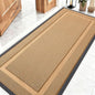 OLANLY Front Door Mat Indoor Outdoor Entrance, Waterproof All-Season, All-Weather Doormat, Sturdy Natural Rubber, Low Profile, Easy Clean Patio Porch Entryway Mat, 59x23, Butter Yellow