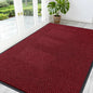 OLANLY Front Door Mat Indoor Outdoor Entrance, Waterproof Heavy Duty Doormat, Fade Resistant, Low Profile, Easy Clean Patio Porch Welcome Floor Mats for Entry, 59x40, Wine Red