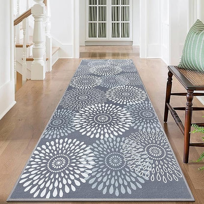 StepRite Runner Rug 2 x 6 ft, Washable Rugs, Hallway Runner Rugs, Kitchen Runner Rug Non Slip, Soft Runner with Rubber Backing for Kitchen, Hallway, Laundry, Bedroom, Living Room