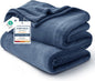 Bedsure GentleSoft Fleece Throw XL Blanket Mineral Blue - 300GSM Soft Lightweight Plush Cozy Blankets for Bed, Sofa, Couch, Travel, Camping, 50x70 inches