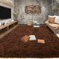 Tepook Area Rugs 9x12 for Living Room, Super Soft Fluffy Rugs for Bedroom, Modern Shaggy Rug Fuzzy Carpets for Kids, Plush Indoor Nursery Home Decor Rug with Non-Slip Bottom, Brown