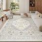 zesthome 6x9 Area Rug, Super Soft Washable Rugs for Living Room, Non-Slip Stain Resistant Vintage Rugs, Ultra-Thin Large Area Rugs (Beige,6'x9')