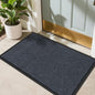 Front Door Mat, 4 x 2 Feet Indoor Outdoor Entrance Mat, Heavy Duty Commercial Floor Mats, Non-Slip Rubber Backing Doormat for Entryway, Waterproof, Low-Profile, Easy to Clean
